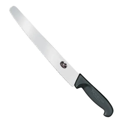 סכין קונדיטור משוננת 26 ס"מ ידית שחורה victorinox