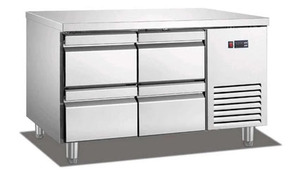 מקרר דלפק 4 מגירות 150 ס"מ נסליין