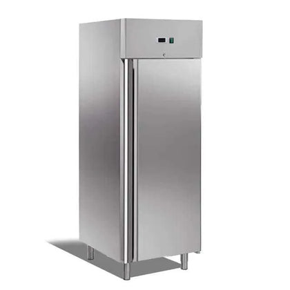 מקרר נירוסטה עומד דלת אחת, נפח: 650 ליטר, 740X830X2010 מ"מ