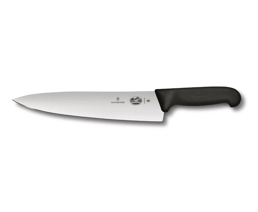 סכין שף 28 ס"מ ידית שחורה victorinox
