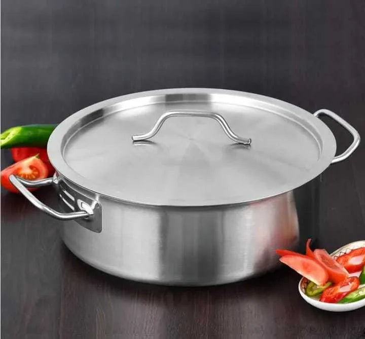 סוטאז' נירוסטה 30X11 ס"מ נסליין כולל מכסה