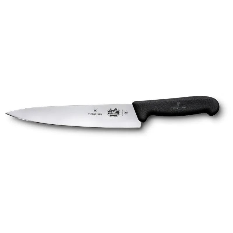 סכין שף 25 ס"מ ידית שחורה victorinox