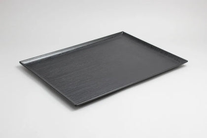 מגש דמוי עץ שחור 40*30 מלמין